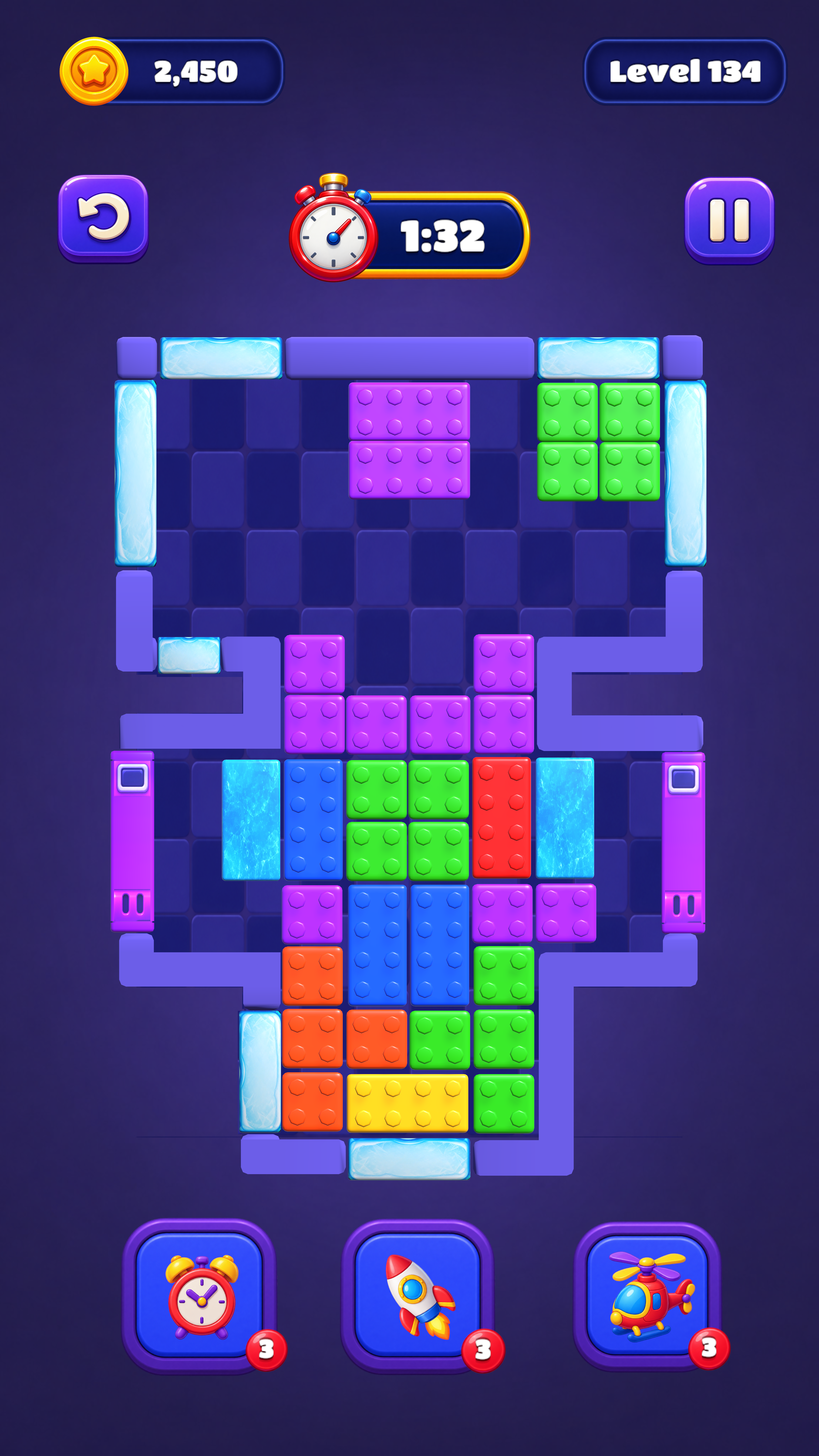 Mobile Puzzle Game gameplay screen