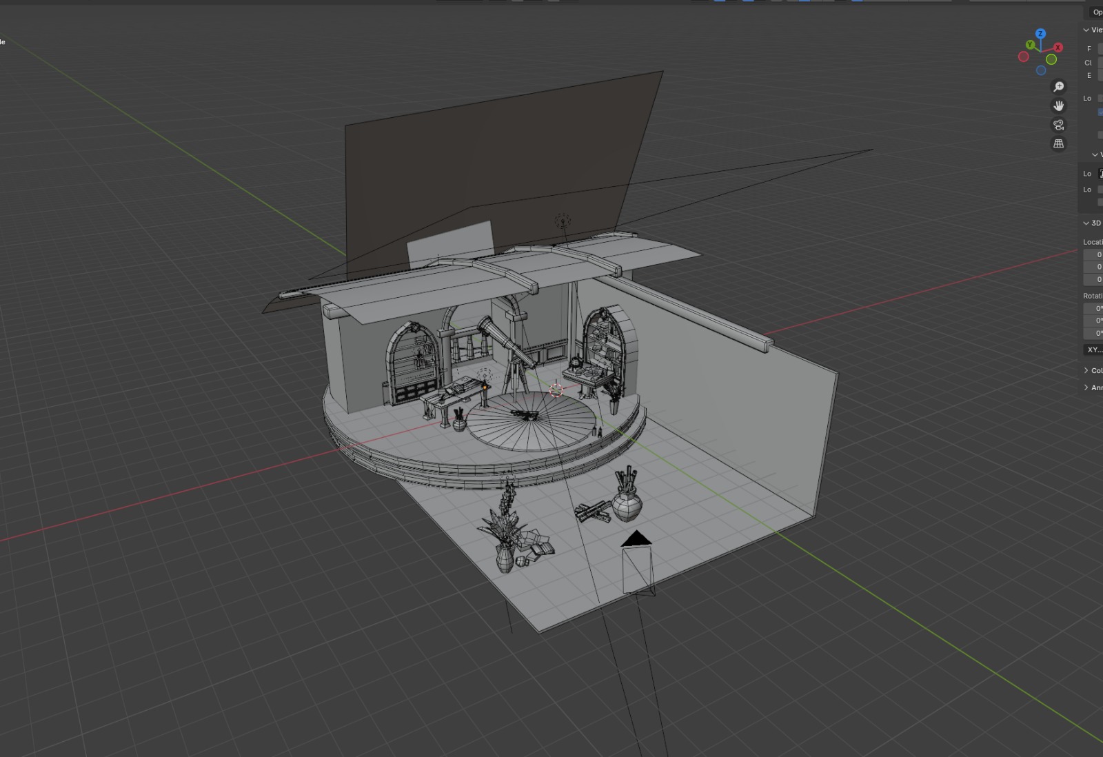 Scene Solid Render